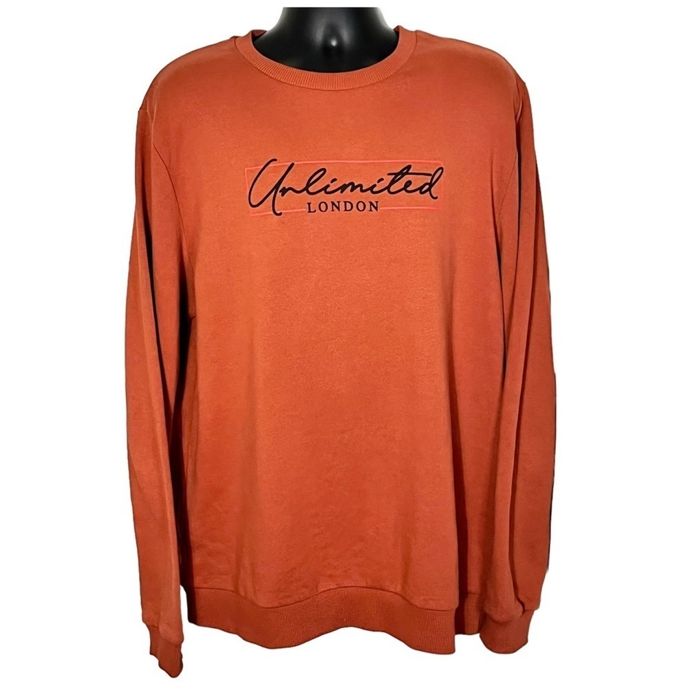 ASOS Unlimited London Sweatshirt Size 2X Tall Rust